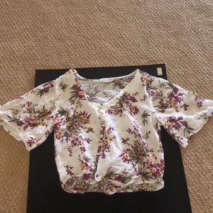 Floral crop top